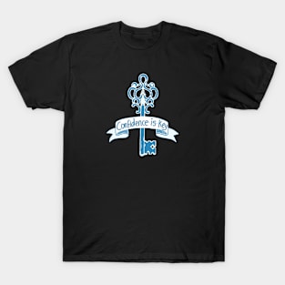 Confidence Is Key Blue T-Shirt